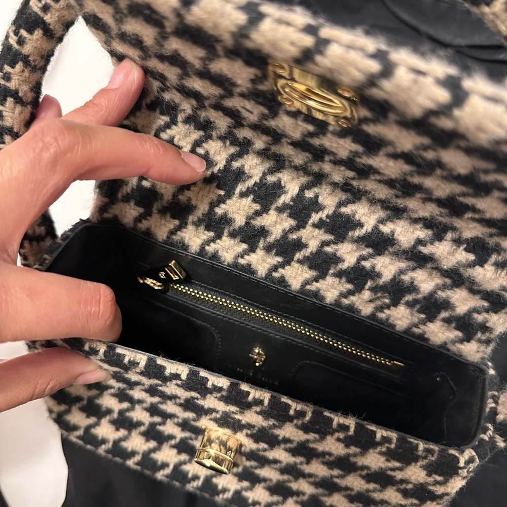 Anine Bing MINI NICO BAG HOUNDSTOOTH MULTI SIZE 50%